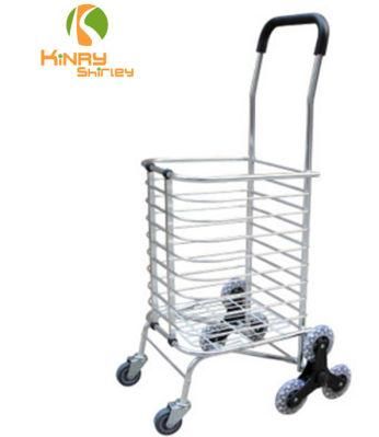 6 Wheel Climbing Stair Folding Luggage Supermarket Foldable Small Portable Shopping Trolleys Bag Cart