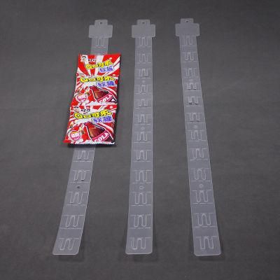 Retail Hanging Display Plastic Clip Strip for Supermarket