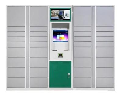 White Cold Rolled Steel Electronic Storage Lockers for Delivery with CE