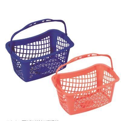 Small-Capacity Picnic with Arc-Shaped Single Handle Shopping Basket