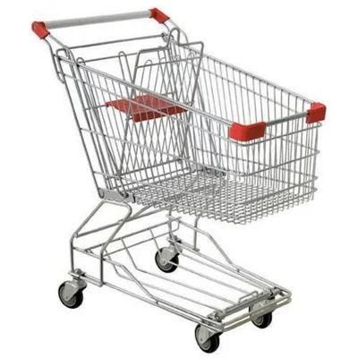 2021 Metal Shopping Trolley for Supermarket Equipment Metal Grocery Carts