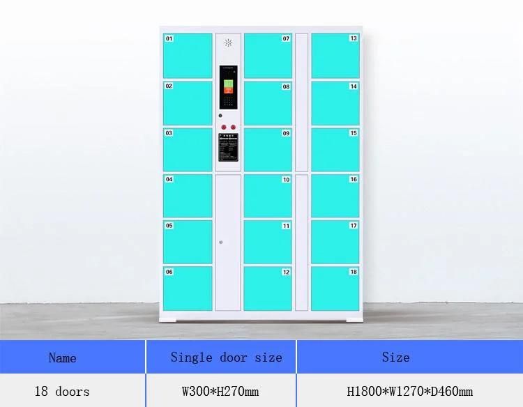 Electronic Barcode System Metal Smart Parcel Locker for Outdoor