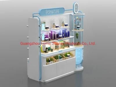 Interior Design Makeup Kiosk Stand Display Skincare Showcase Cosmetic Shop