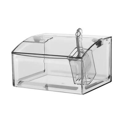 Ecobox Plastic Clear Candy Bin with Scoop for Supermarket