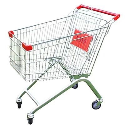 Supermarket Grocery Colorful Folding Box Shopping Trolley