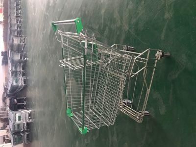 60-240L Asian Type Supermarket Grocery Shopping Trolley Cart