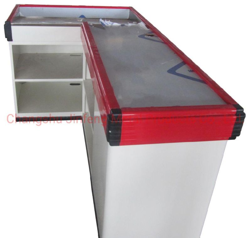 Supermarket Checkout Counter Standard Cashier Counter Jf-Cc-107