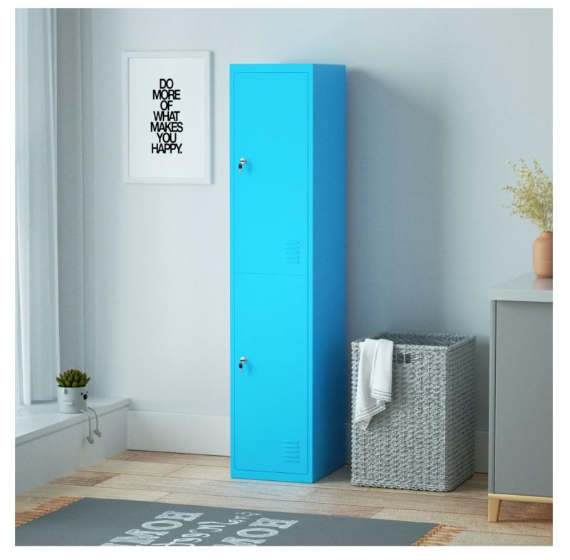 Gym Used Steel Locker 2 Doors Storage Metal Locker