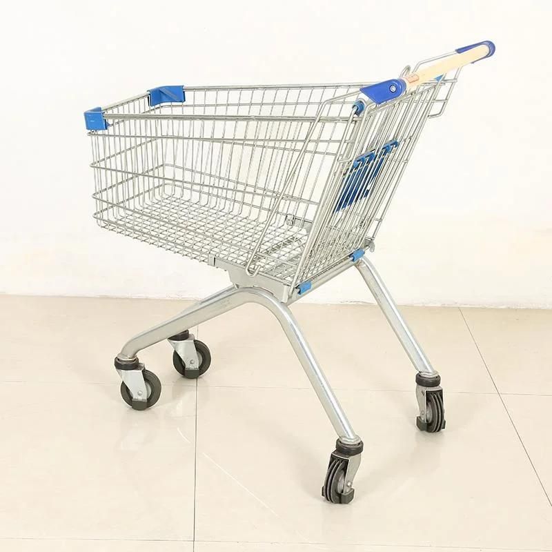 Metal Shopping Trolley with Baby Seat Supermarket Cart for Sale