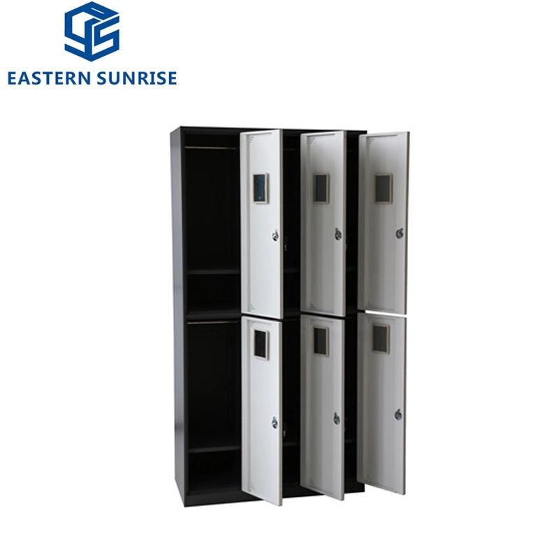 Factory Supply Knock Down Steel 6 Door Locker