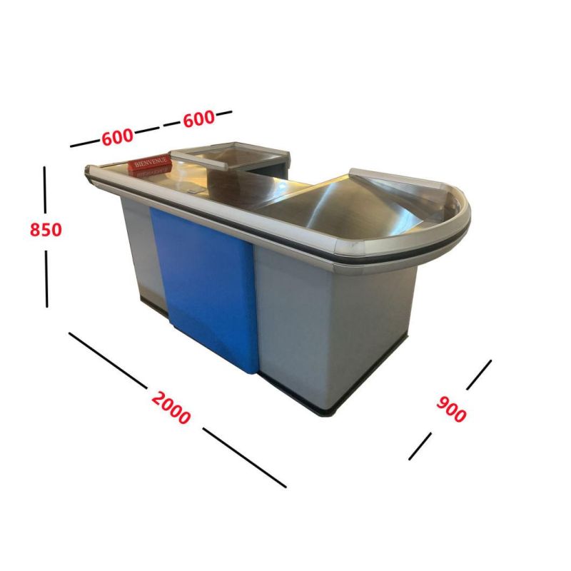 Fashion Design Supermarket Shop Cash Counter Table Checkout