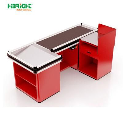 Automatic Cashier Desk Supermarket Counter Table Checkout Counter Grocery Store