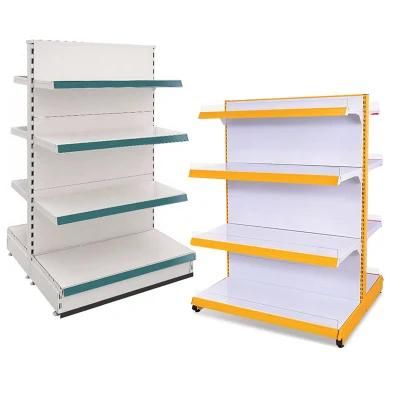 High Quality Supermarket Shelf Display Advertising Gondola Racking Stand