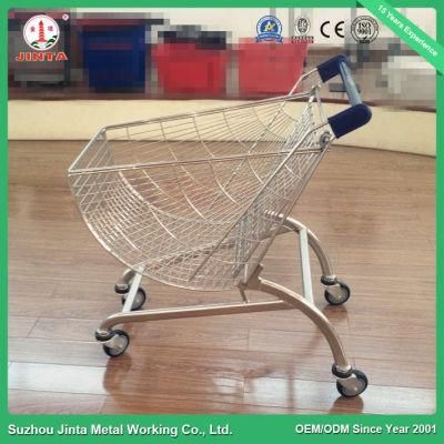 European Style Metal Shopping Cart with Ce Certification