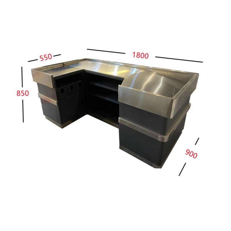 Checkout Counter Quick Checkout Stainless Steel Surface