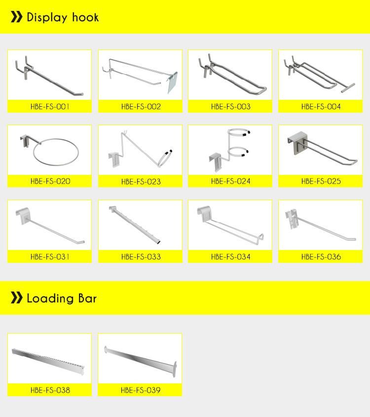 Supermarket Shop Store Display Metal Iron Shelf Shelving Rack Racking Gondola