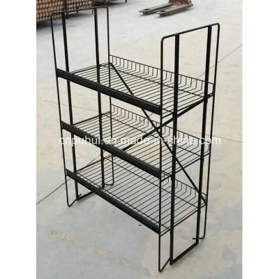 Point of Sales Retail Shop Display 3 Layer Shelf Rack (PHY3013)
