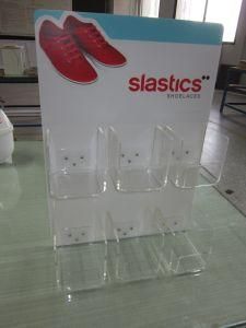 Shoelace Acrylic Display Stand on Table