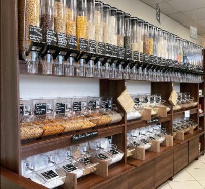 Airtight Food Grade Bulk Cereal Nut Candy Food Dispenser for Shop