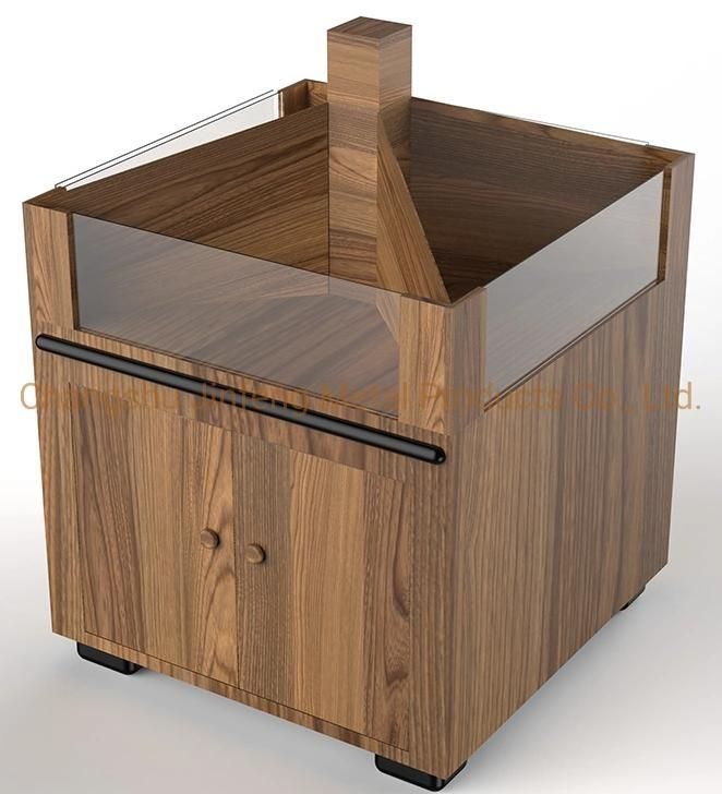 Supermarket Equipment Wooden Display Stand for Dry Food