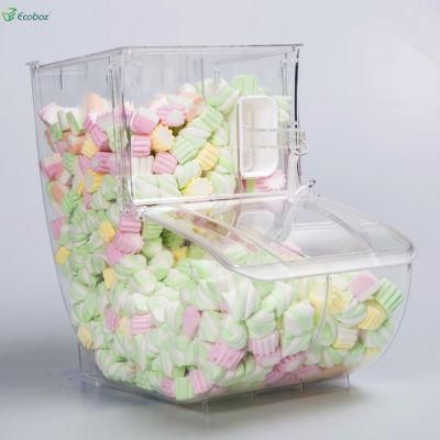 Supermarket Transparent Coffee Bean Pet Food Bin Candy Scoop Bin