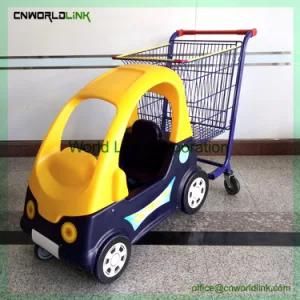 Hypermarket Children Shopping Hand Cart with Baby Stroller