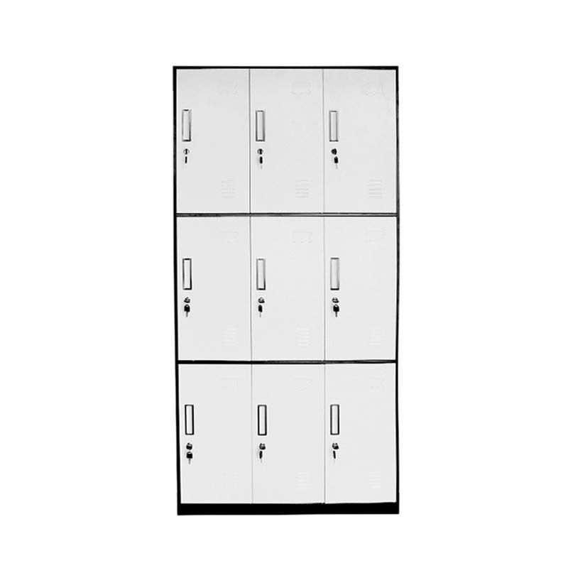 Armario De Acero 9-Door Gym Locker 9 Door Metal Clothing Locker 9 Door Steel Locker