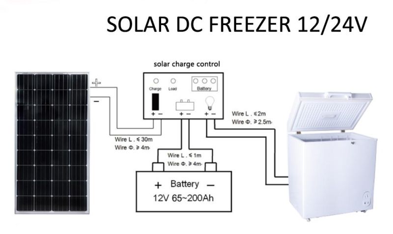 LC-300 300liter Solar Display Cooler Solar Showcase Commercial