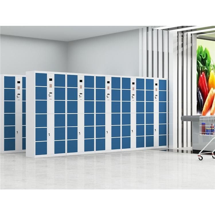 Supermarket or Gym Used Metal Qr Code Electronic Deposit Storage Locker