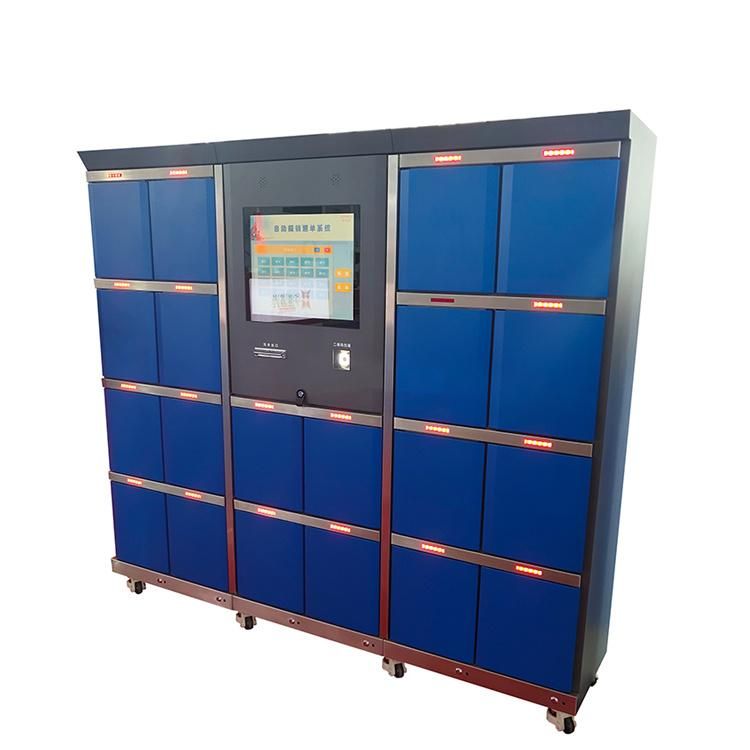 Densen Customized Outdoor Waterproof Metal Express Storage Cabinet Smart Cabinet with Kerong Smart Storage Locker
