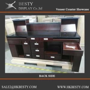 Functional Veneer Counter Showcase for Jewelry Store