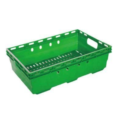 China Durable Luxury Shallow Vegetable Basket with Hollow Bottom