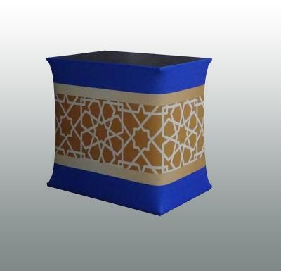 Fabric Pop up Exhibition Stand Folded Promotion Booth Table