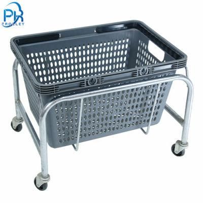 Shopping Basket Matching Basket Holder for Stacking Shopping Baskets