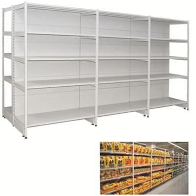 New Design Double Sides Metal Gondola Supermarket Shelving for Hypermarket