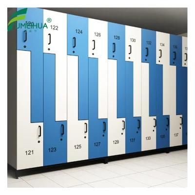 Fitness Center HPL Z Shape Changing Room Locker