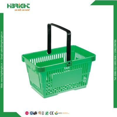 Cheap Stackable Plastic Supermarket Shopping Basket