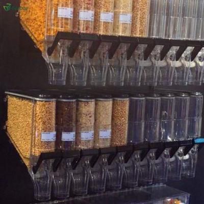 Supermarket Bulk Dry Grain Candy Food Dispenser Gravity Feed Bin