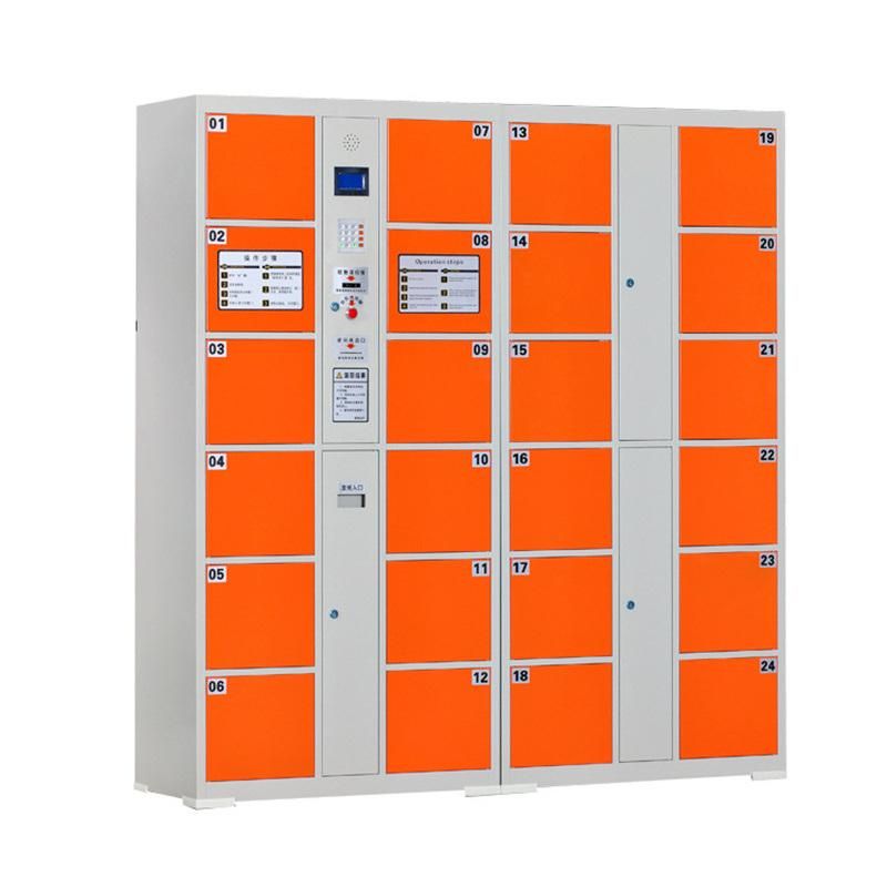 Hot Selling 24 Door Face Recognition Locker Smart Metal Locker