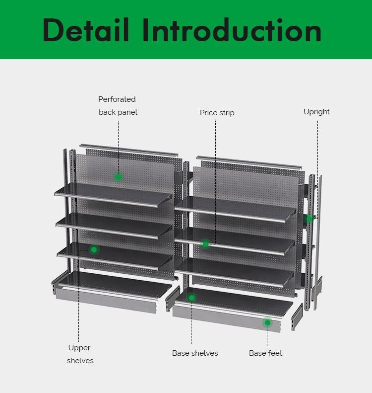 Good Price Grocery Store Display Racks Gondola Shelving Supermarket Shelf for Sale