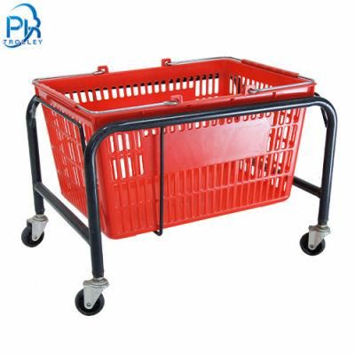Wholesale Supermarket Shopping Steel Basket Holders