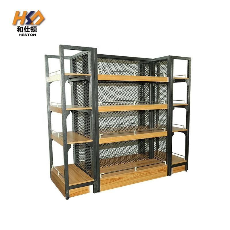 Custom Gondola Shelving Wall Unit Double Sided Supermarket Shelves Boutique Advertising Display Cabinets Fast Installment Shelf