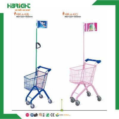 Baby Kids Children Hand Pull Trolley Grocery Shopping Cart