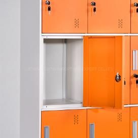 Metal 12 Doors Storage Locker for Supermarket/Station/Break Room