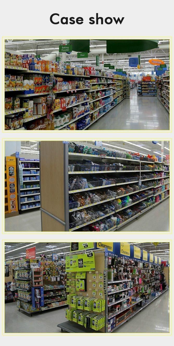 Double Side Gondola Shelving Stand for Supermarket