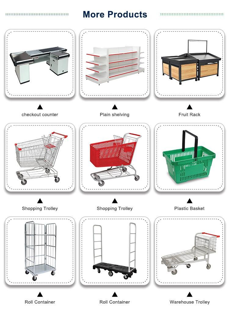 Hot Selling Mutil-Layer Perforated Single Side Supermarket Metal Shelf