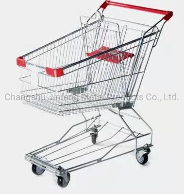 Supermarket Retail Equipment High-Quality Metal Shopping Cart