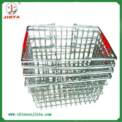 Factory Direct Zinc Plated Wire Shopping Basket (JT-G27)