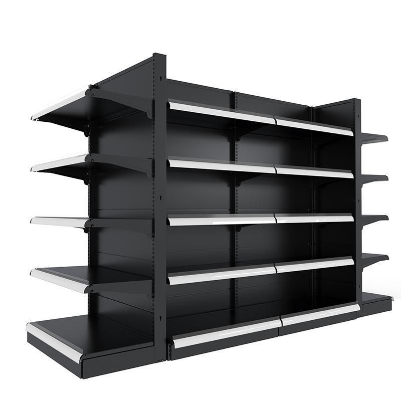 2021 New Design Metal Display Shelves Factory Supplier Supermarket Racks Gondola