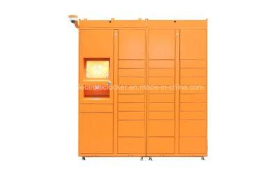 Password Cold Rolled Steel DC Plywood Case Smart Lockers Parcel Locker